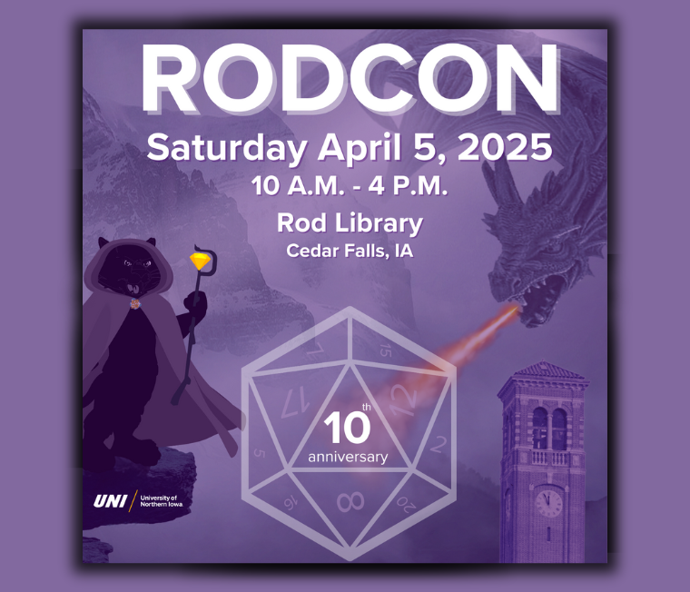 Rodcon Saturday April 5, 2025 from 10 a.m. to 4 p.m. at Rod Library