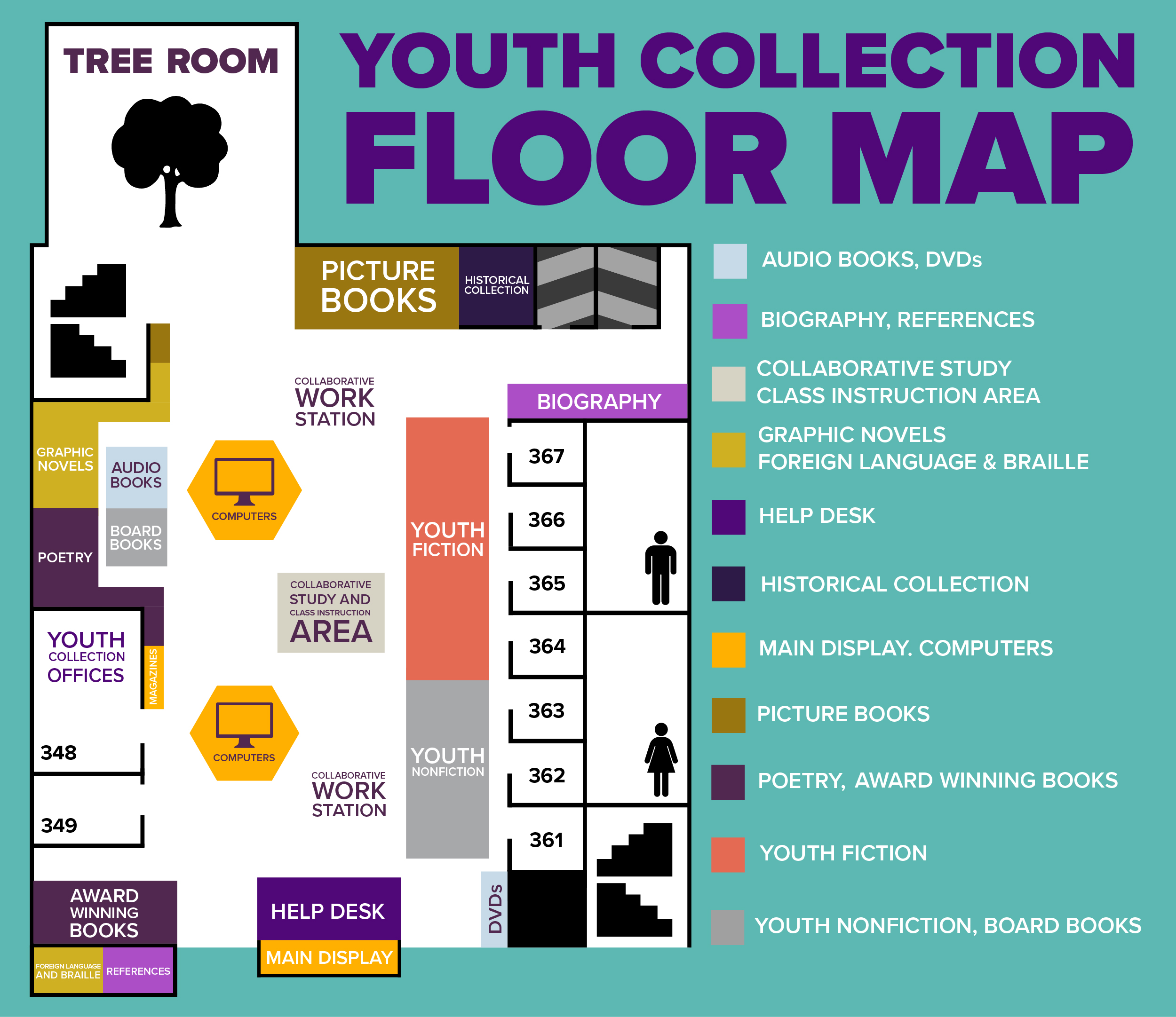 Map of Youth Collection area