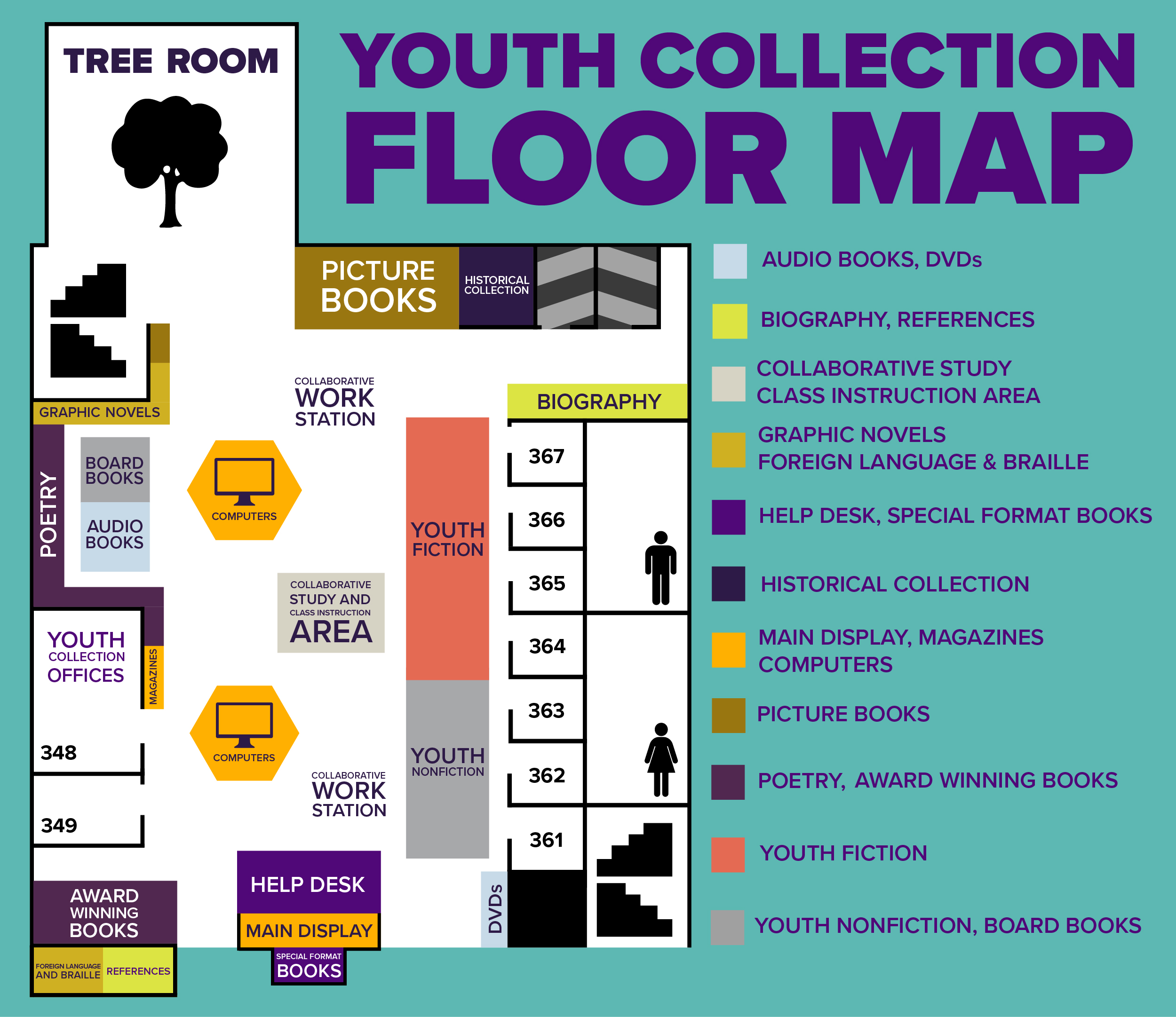 Youth Collection floor plan