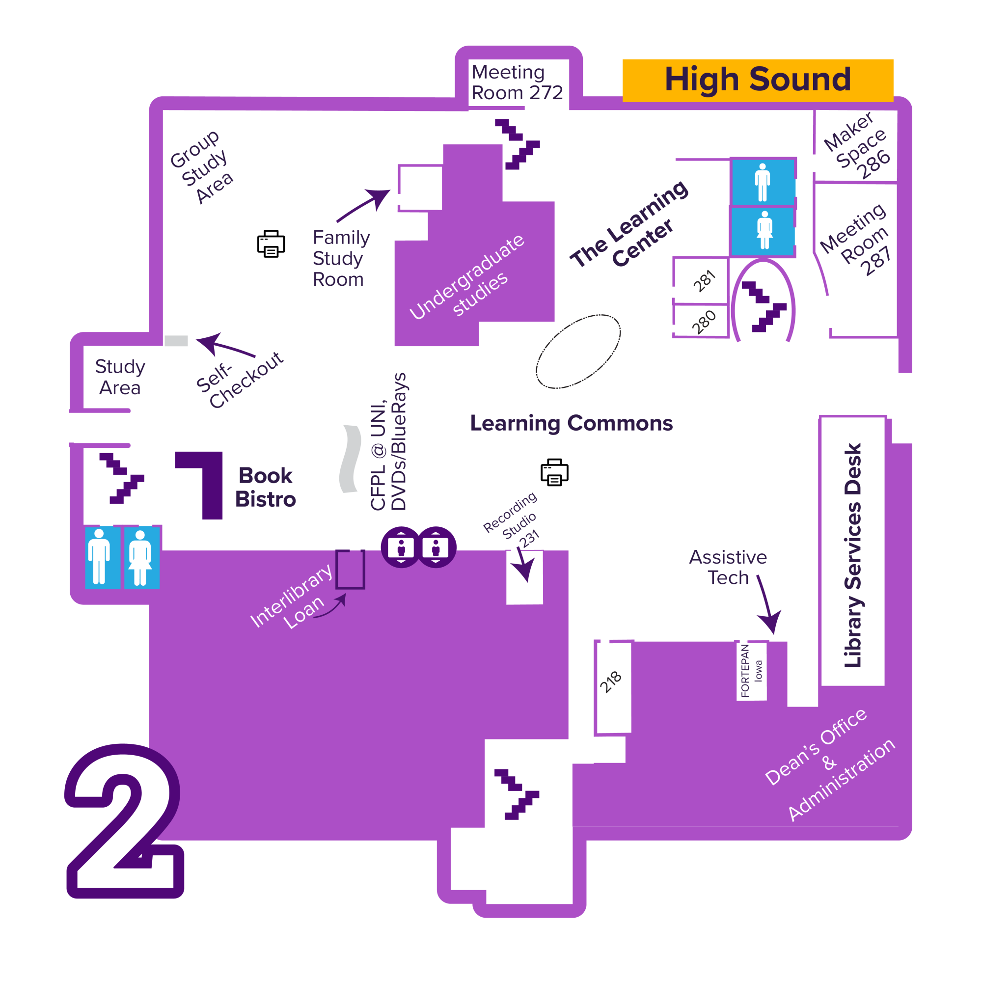 Floor Maps | Rod Library